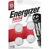 Energizer Sølv Batterier & Opladere Energizer CR2032 4-pack