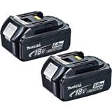 Makita Batterier & Opladere Makita BL1850B-2 2-pack