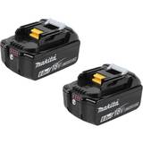 Makita Batterier - Værktøjsbatterier Batterier & Opladere Makita BL1860B 2-pack