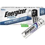Energizer Batterier - Genopladelige standardbatterier Batterier & Opladere Energizer AA Ultimate Lithium Compatible 10-pack