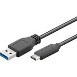 USB A-USB C - USB-kabel Kabler Goobay USB A - USB C M-M 3m