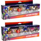 Sonic Plastlegetøj Sonic Articulated Action Figur 4 pakke