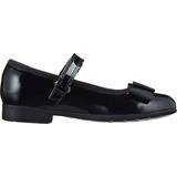Clarks Girl's Scala Tap K Uniform Shoe - Black