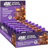 Vegetabilske Bars Optimum Nutrition Nutty Chocolate Caramel Protein Bar 70g 10 stk