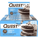 Kosher Bars Quest Nutrition Protein Bar Cookies & Cream 60g 12 stk