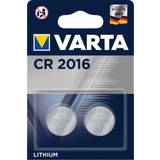 Batterier - Knapcellebatterier - Sølv Batterier & Opladere Varta CR2016 2-pack