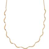 Halskæder Skagen Denmark Jewelry Waves Necklace SKJ1746710 Gold