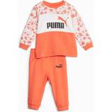 Puma Tracksuits Børnetøj Puma Joggingsæt ESS Mix Mtch Infants Jogger TR Orange