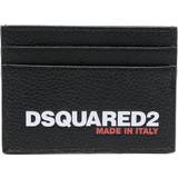 DSquared2 Tegnebøger & Nøgleringe DSquared2 Bob Leather Logo Card Holder - Black