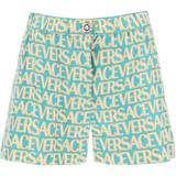 Versace Shorts Versace Green Allover Shorts 5V550/Turquoise IT