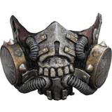 Horror-Shop Doomsday Latex Gasmaske für Cosplay & LARP