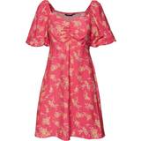 40 - Polyamid Kjoler Vero Moda Hia Anea Short Dress - Pink Yarrow