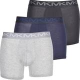 Michael Kors Underbukser Michael Kors 3-Pack Classic Logo Boxer Briefs, Black/Grey/Navy