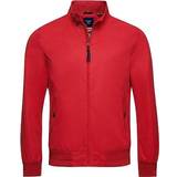 Superdry M - Nylon Overtøj Superdry Men's Iconic Harrington Jacket - Red