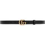 Gucci 12 Tøj Gucci Double G Buckle Leather Belt - Black