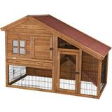 Kaniner Kæledyr Trixie Natura Small Animal Hutch with Outdoor Run 151x107x80cm