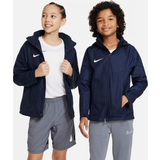 Regntøj Nike Storm-FIT Academy23-fodboldregnjakke til større børn blå