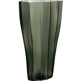 Orrefors Reed Moss Green Vase 50cm