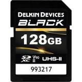 Delkin Class 10 Hukommelseskort Delkin SD BLACK Rugged UHS-II V90 R300/W250 128GB new Hukommelseskort