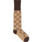 Gucci Polyamid Tøj Gucci GG Pattern Blend Socks - Beige