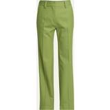 Victoria Beckham Bomuld Tøj Victoria Beckham Wool-blend straight pants green