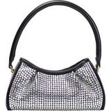 Sort Dekorationer Small Dimple Handbag Elleme Silver/Black Strass