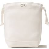 Calvin Klein Small Recycled Bucket Bag WHITE One Size