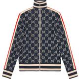 Gucci M Overtøj Gucci GG jacquard zipped jacket multicoloured