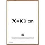 Vægdekorationer Poster & Frame Wooden Light Brown Ramme 70x100cm