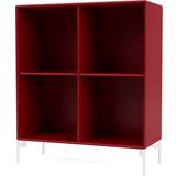 Rød Opbevaringsbænke Montana Furniture SHOW Bogreol Opbevaringsbænk