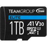 TeamGroup Hukommelseskort TeamGroup Elite MicroSDXC UHS-I U3 V30 A1 100/50MB/s 1TB
