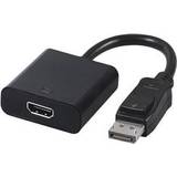 HDMI DisplayPort - HDMI-kabler - Hvid Gembird DisplayPort - HDMI M-F Adapter 0.1m