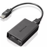 DisplayPort - DisplayPort-kabler - Sort Lenovo DisplayPort - Dual DisplayPort M-F Adapter