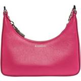 Givenchy Pink Håndtasker Givenchy Mini Moon Cutout Shoulder Bag 652 NEON PINK