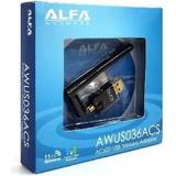 Netværkskort & Bluetooth-adaptere Alfa Wide-coverage dual-band ac600 usb wireless wi-fi adapter w/high-sensitivity
