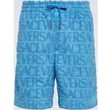 Versace Bukser & Shorts Versace Allover shorts 1va90_summer_sky_blue