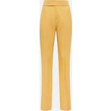 Dame - Gul - XXS Bukser Jacquemus The Tibau pants yellow