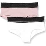 Blonder - Pink Undertøj Calvin Klein Panties Set 2-pack Blushcheek & White (G80G800573-0VJ)