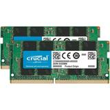 Grøn - SO-DIMM DDR4 RAM Crucial DDR4 3200MHz 2x32GB (CT2K32G4SFD832A)
