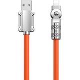 Orange - USB-kabel Kabler Dudao L24AL USB-A ANGLE CABLE