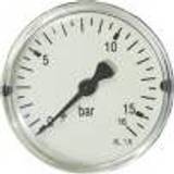 Blodtryksmåler Manometer 14" x Ø63 0-6 bar bagudrettet studs