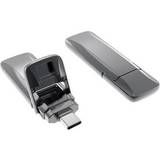 Xlyne USB Stik Xlyne 7625600 USB-flashdrev 256 GB Grå 7625600 USB-C USB 3.2 Gen 2