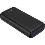 Deltaco Powerbanks Batterier & Opladere Deltaco Power bank 20 000 mAh, 2x USB-A 18 W, 1x USB-C PD 20 W