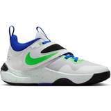 Nike Kids' Team Hustle Basketball Shoes White/Blue/Pure Platinum