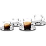 Rustfrit stål - Transparent Kopper & Krus Nespresso View Espresso & Lungo Kop 4stk
