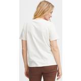 Fransa Dame - XL T-shirts Fransa Kortærmet T-shirt, Birch Mix
