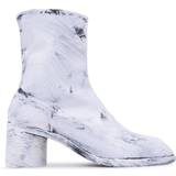 36 ½ - Hvid Ankelstøvler Maison Margiela Tabi Bianchetto - White