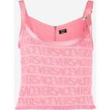 Versace T-shirts & Toppe Versace Safety Pin cotton top pink