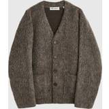 Our Legacy Grå Overdele Our Legacy Brushed-Knit Cardigan IT 50/L