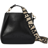 Stella McCartney Imiteret læder Håndtasker Stella McCartney Logo Shoulder Bag - Black
